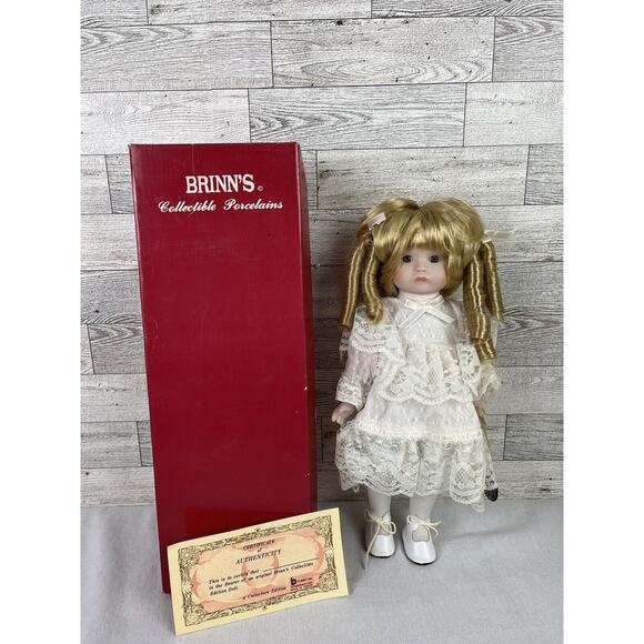 Brinns Collectible Edition Doll “Heidi” - No 506 Tags & Certificate Of Authentic - Picture 1 of 10